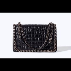 Zara Croc Chain City Bag